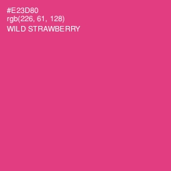 #E23D80 - Wild Strawberry Color Image